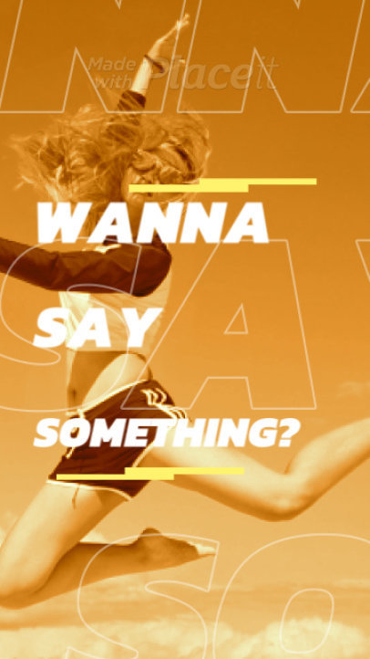 Instagram Story Video Maker with Dynamic Transitions and Text 