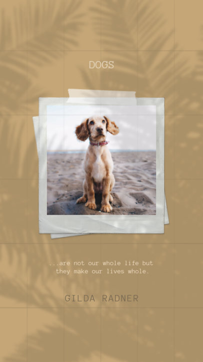 Instagram Story Creator with a Tropical Design