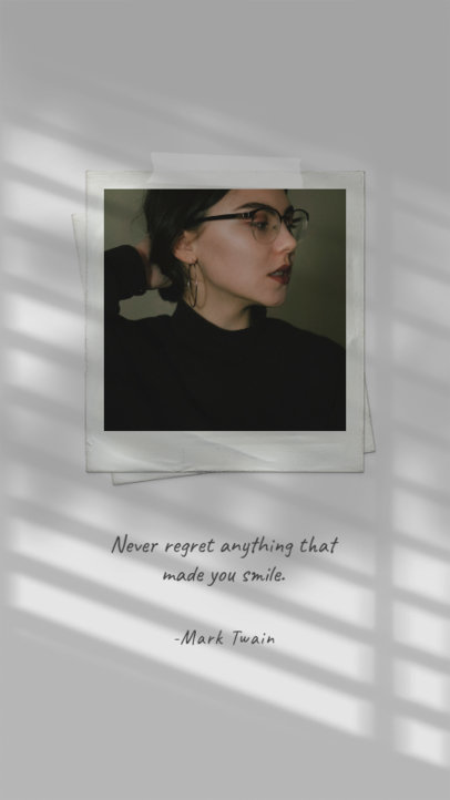 Instagram Story Design Generator with a Heartwarming Quote 2455x