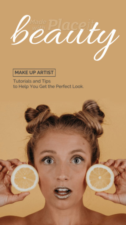 Minimal Instagram Story Video Maker for Makeup Artists 1228-el1