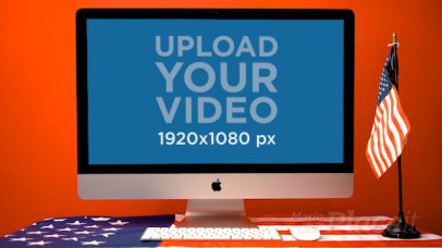 iMac Video Featuring a 4th of July Setting