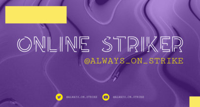 Twitch Banner Maker Featuring a Liquid Background 