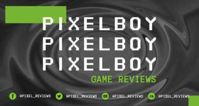 Twitch Banner Maker With a Cool Pixel Font 