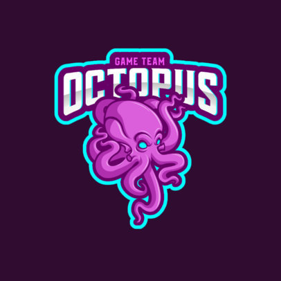 Gaming Logo Template Featuring Animal Character Graphics