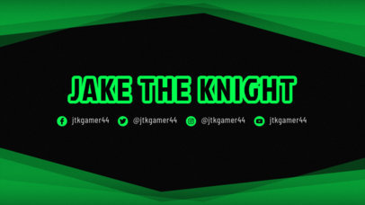 Twitch Offline Banner Generator with a Geometric Frame 2449g