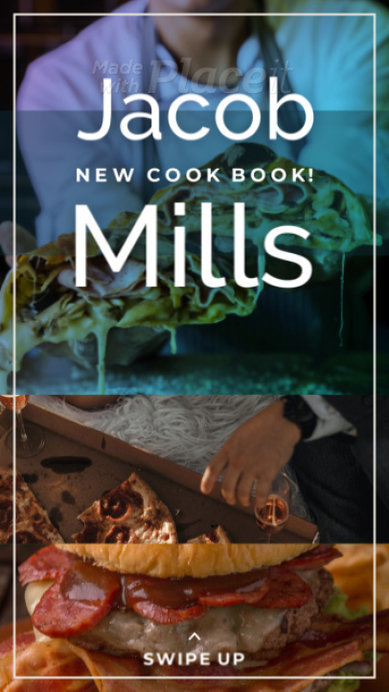 Instagram Story Video Maker for Foodies Featuring Sliding Animated Graphics 