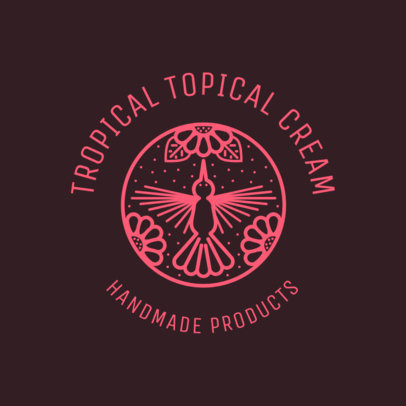 Logo Generator for a Handmade Products Brand with a Bird Icon