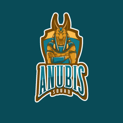 Gaming Logo Generator with an Anubis Graphic