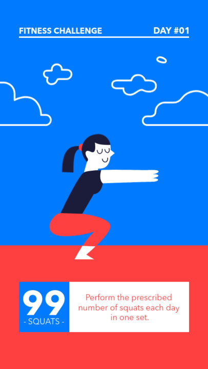 Instagram Story Design Template for a Healthy Tips Post