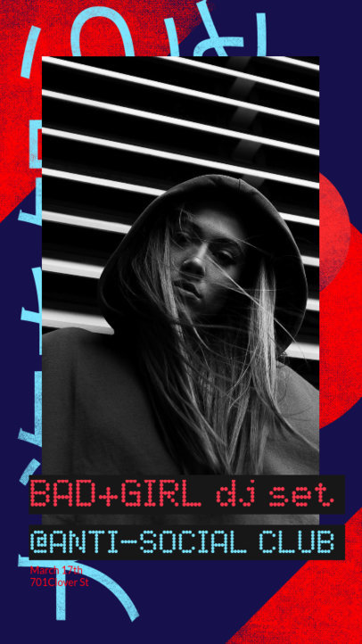 Trendy Instagram Story Template with an Anti-Design Style