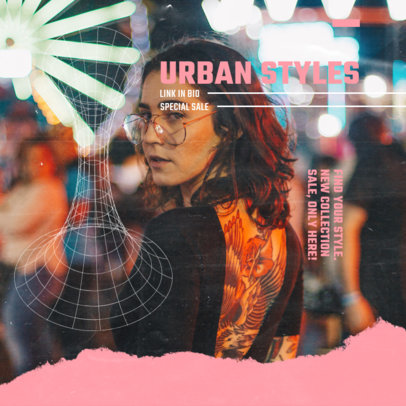 Instagram Post Generator for a Special Streetwear Sale Online 963b-el1