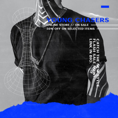 Online Instagram Post Creator for an Urban E-Store Promo 963c-el1