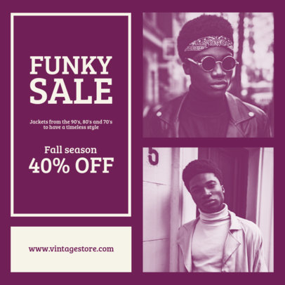 Modern Instagram Story Maker for a Funky Clothing Sale 969a-el1