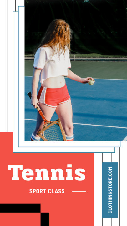 Cool Instagram Story Design Template for a Sportswear Brand 975-el1