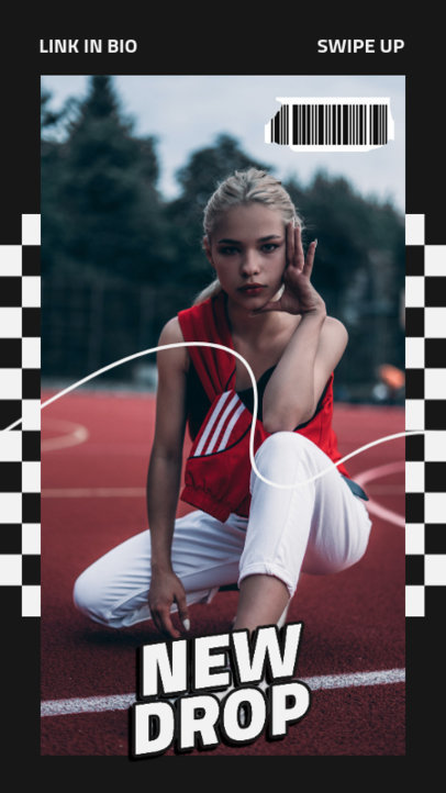 Instagram Story Creator for a Sportive Fashion Account 971c-el1