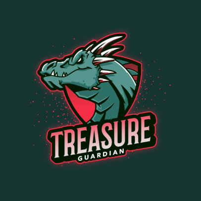 Gaming Logo Maker Featuring Illustrated Dragons 