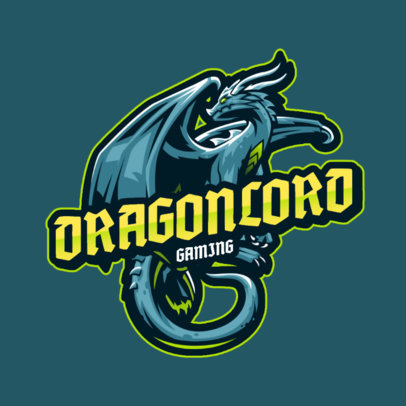 Logo Maker for Gamers Featuring Fierce Dragon Graphics 3185