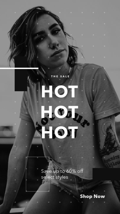 Modern Instagram Story Template for a Fashion Brand Offering Sales 979-el1