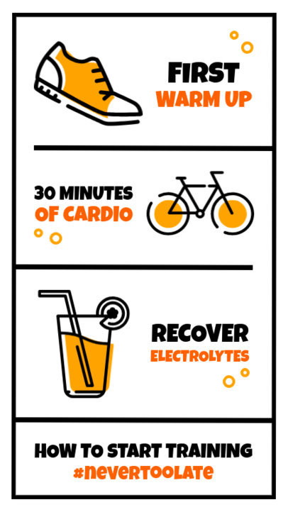 Minimalistic Instagram Story Maker with Healthy Tips