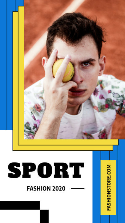 Dynamic Instagram Story Template for a Sports Fashion Brand