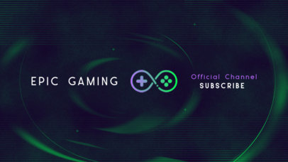 YouTube Banner Creator for an Official Gaming Channel 2470q