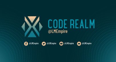 Minimal Twitch Banner Template with an Abstract Icon