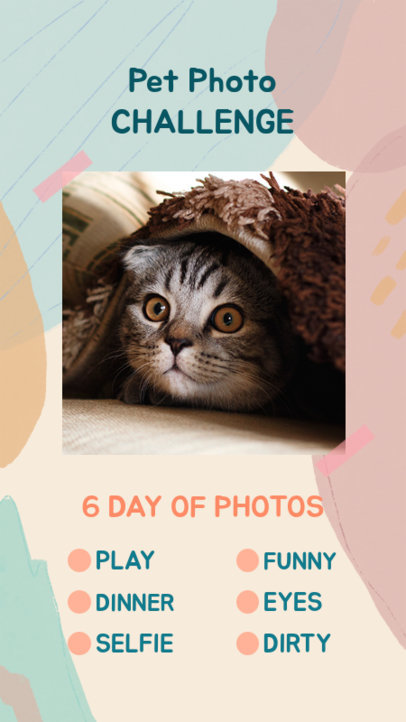 Instagram Story Maker for a Pet Photo Challenge