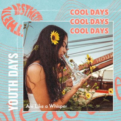 Facebook Post Maker Featuring Anti-Design Graphics