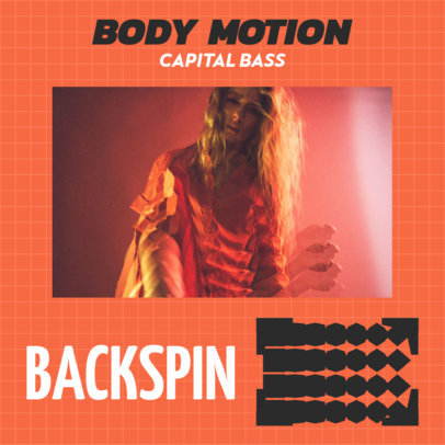 Album Cover Design Template Featuring an Anti-Design Style 2465f