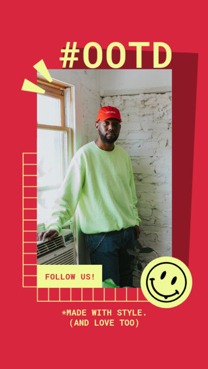 Instagram Story Template Featuring a Fresh Design