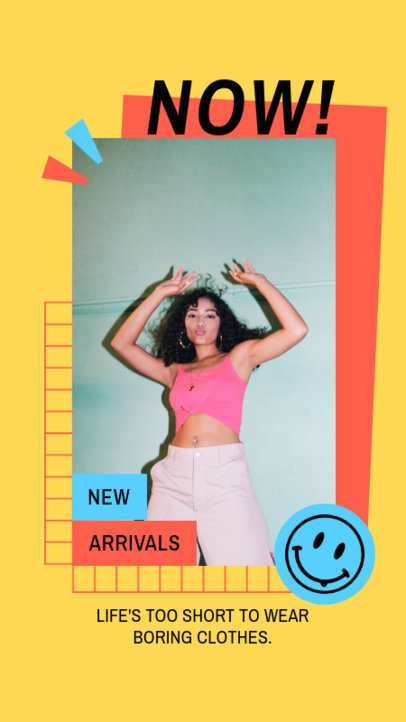 Fashion Instagram Story Maker Featuring a Modern Grid 977c-el1