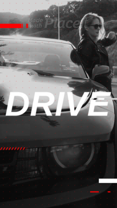 Instagram Story Video Creator with a Car Racing Theme 31-el1