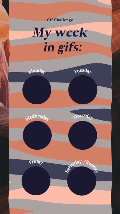 Challenge-Style Instagram Story Template with a Bingo Design 2477k