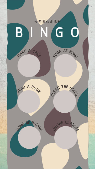 Instagram Story Maker for a Bingo Challenge Featuring Beauty Sponge Graphics 2477g