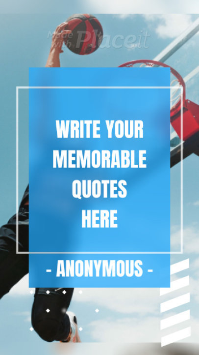 Instagram Story Video Maker Featuring Inspirational Quotes