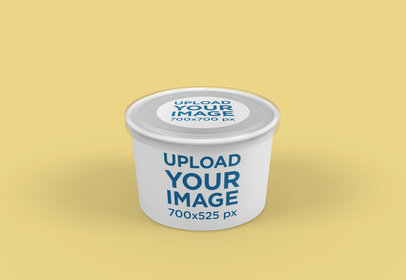 Food Packaging Mockup of a Soup Bowl 4005-el1