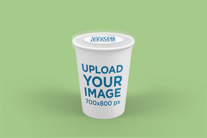 Packaging Mockup Featuring a Large Food Cup 4009-el1