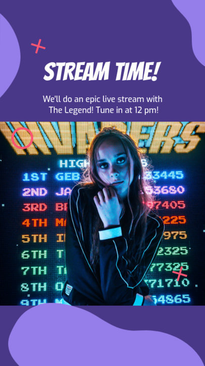 Instagram Story Template for Gamers 