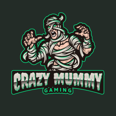 Gaming Logo Generator with a Scary Mummy Illustration