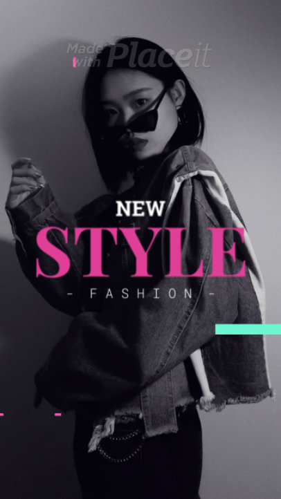 Instagram Story Video Maker for a Fashion Brand with Rapid Animations 281-el1