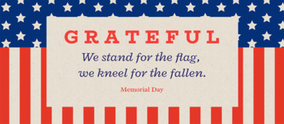 Facebook Cover Maker for a Memorial Day Remembrance