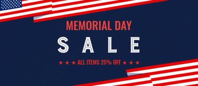 Patriotic Facebook Cover Creator with a Memorial Day Theme