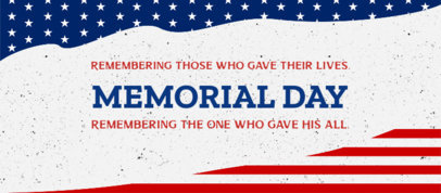 Facebook Cover Template for a Memorial Day Festivity 