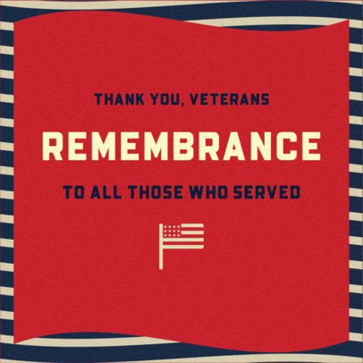 Facebook Post Creator with a Thankful Message for War Heroes 2486b