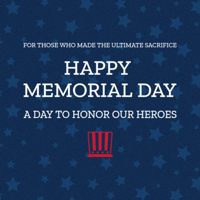 Facebook Post Design Maker to Honor War Heroes 2486h