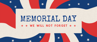 Facebook Cover Generator for a Memorial Day Celebration