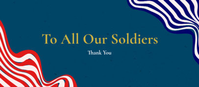 Festive Facebook Cover Maker for a Memorial Day Remembrance 2487j