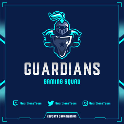 Instagram Post Template for a Gaming Influencer