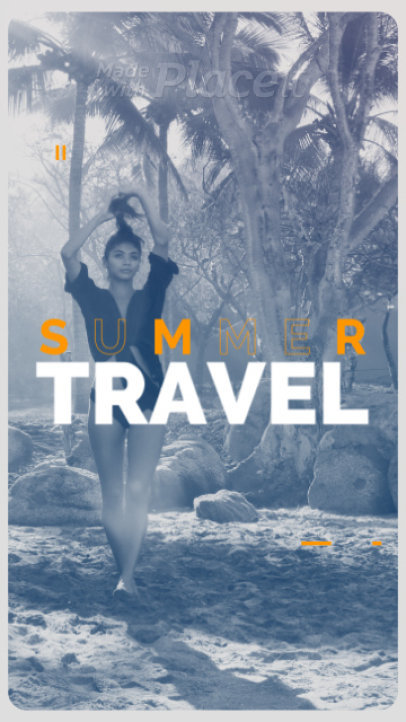 Instagram Story Video Maker Featuring Tile Transitions 1730-el1