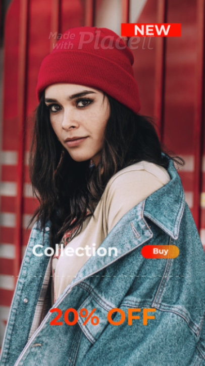 Minimalistic Instagram Story Video Maker Featuring Animated Text